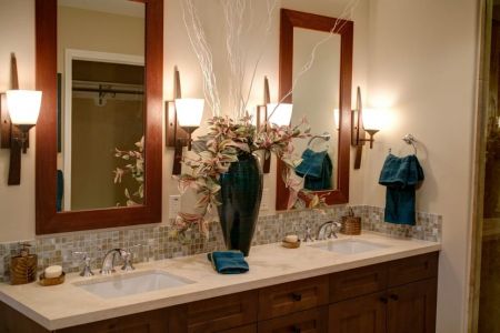 Bathroom lighting example