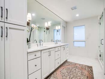 A beautifully remodeled bathroom