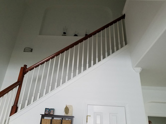 Before - Standard painted balusters