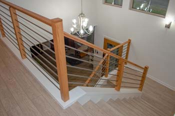 Flooring contractor - open stairway concept